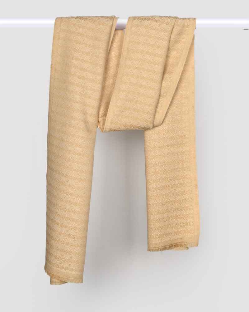 Acrylic Texture Muffler Golden